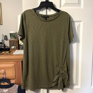 Olive green INC top